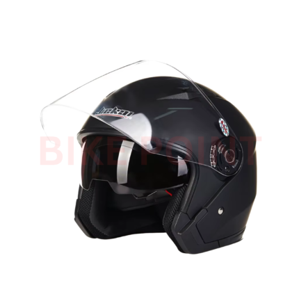 JieKai – Genuine Unisex Motorcycle Helmet for Scooter, with Dual Lens Visor