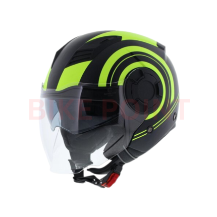 Vito Isola helmet matt black fluo yellow