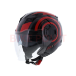 Vito Isola helmet gloss black red